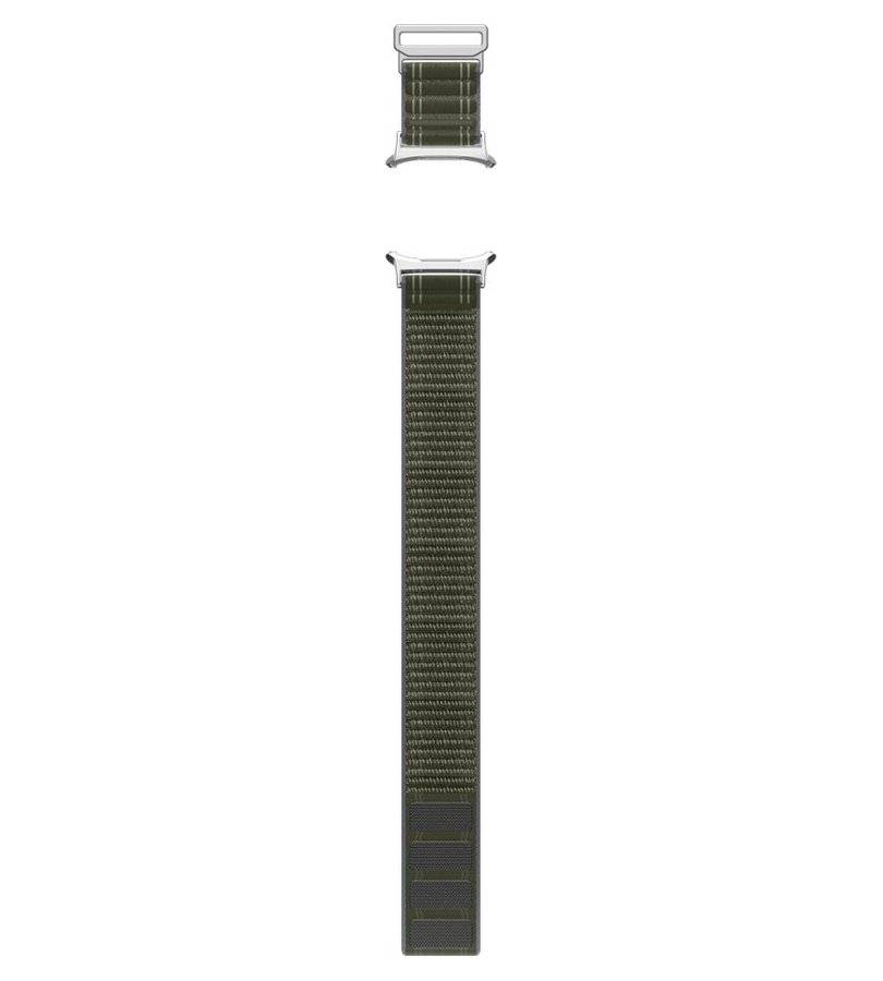 Текстилна Каишка за Samsung Watch Ultra 1/2 47mm, Spigen WBF0 Band, Зелен (11)
