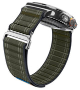 Текстилна Каишка за Samsung Watch Ultra 1/2 47mm, Spigen WBF0 Band, Зелен (6)