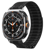 Текстилна Каишка за Samsung Watch Ultra 1/2 47mm, Spigen WBF0 Band, Черен