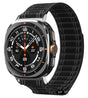 Текстилна Каишка за Samsung Watch Ultra 1/2 47mm, Spigen WBF0 Band, Черен