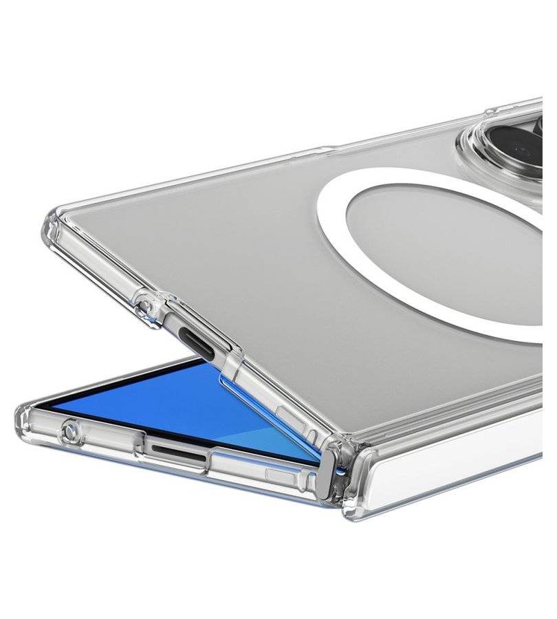 Magsafe Калъф за Samsung Z Fold 8 Ultra, Spigen Ultra Hybrid Pro Case, Прозрачен (4)