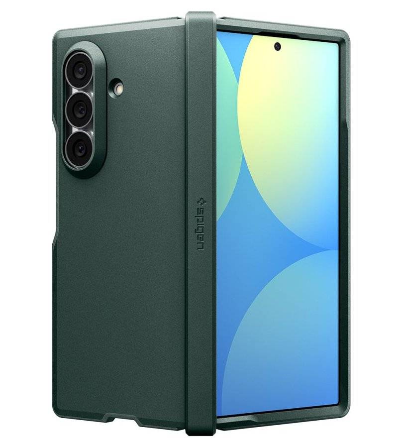 Magsafe калъф за Samsung Z Fold 8 Ultra, Spigen Tough Armor Pro Abyss Case, Зелен