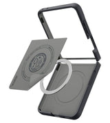 Magsafe Калъф за Samsung Z Flip 8, Spigen Nano Pop Case Sesame, Тъмно Сив (4)
