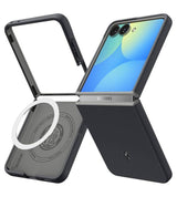 Magsafe Калъф за Samsung Z Flip 8, Spigen Nano Pop Case Sesame, Тъмно Сив
