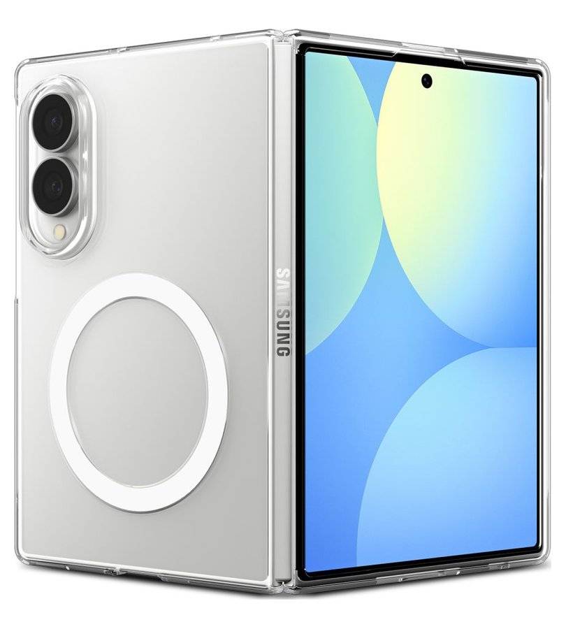 Magsafe Тънък Калъф за Samsung Z Fold 8, Spigen Airskin Case, Прозрачен (2)