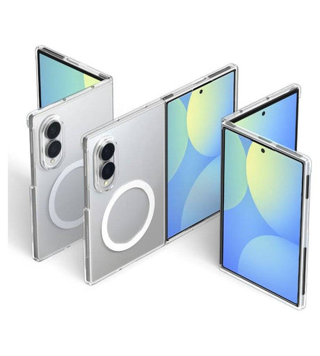 Magsafe Тънък Калъф за Samsung Z Fold 8, Spigen Airskin Case, Прозрачен (3)
