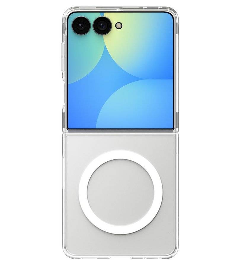 Magsafe Тънък Калъф за Samsung Z Flip 8, Spigen AirSkin Case, Прозрачен