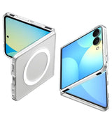 Magsafe Тънък Калъф за Samsung Z Flip 8, Spigen AirSkin Case, Прозрачен (3)