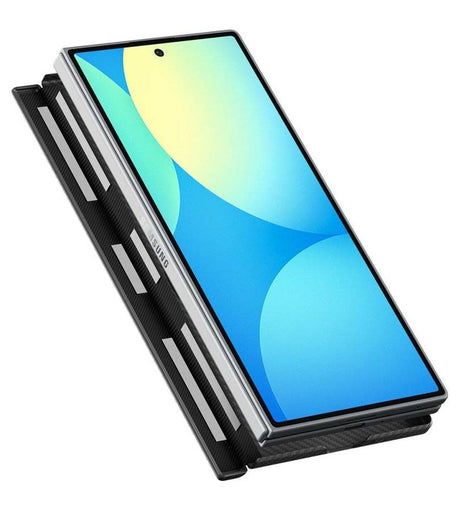 Magsafe Карбонов Калъф за Samsung Z Fold 8 Ultra, Spigen Airskin Aramid Case, Черен (5)