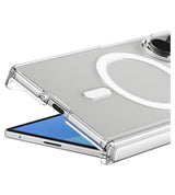 Magsafe Тънък Калъф за Samsung Z Fold 8 Ultra, Spigen AirSkin Zero Case, Прозрачен (5)