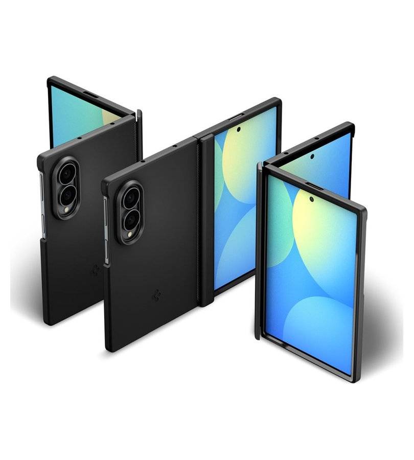 Magsafe Калъф за Samsung Z Fold 8, Spigen Air Fit Pro Case, Черен (4)