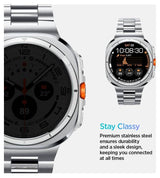 Метална Каишка за Samsung Watch Ultra 1/2 47mm, Spigen Modern Fit Band, Сребрист (10)