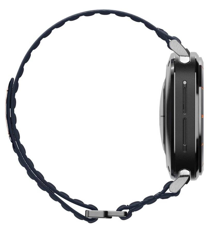 Текстилна Каишка за Samsung Watch Ultra 1/2 47mm, Spigen WBF0 Band, Тъмносин (4)