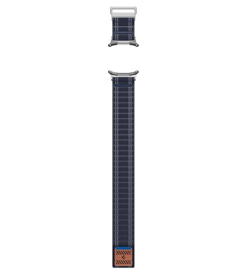 Текстилна Каишка за Samsung Watch Ultra 1/2 47mm, Spigen WBF0 Band, Тъмносин (7)