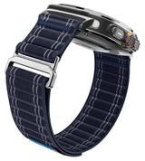 Текстилна Каишка за Samsung Watch Ultra 1/2 47mm, Spigen WBF0 Band, Тъмносин (8)