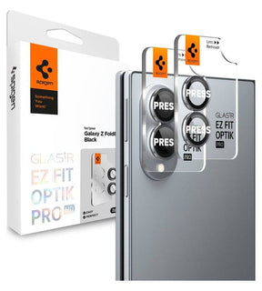 Протектор за Камерата на Samsung Z Fold 8, Spigen EZ Fit Optik Pro Glass tR 2бр., Черен