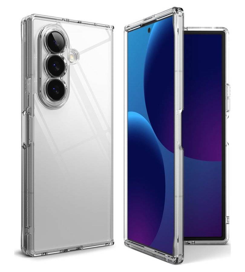 Противоударен Хибриден Калъф за Samsung A57, Ringke Fusion Case, Прозрачен (4)