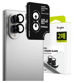 Протектор за Камера за Samsung Fold 8, Ringke Cam Lens Frame Glass 2бр., Черен
