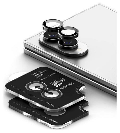 Протектор за Камера за Samsung Fold 8, Ringke Cam Lens Frame Glass 2бр., Черен (3)