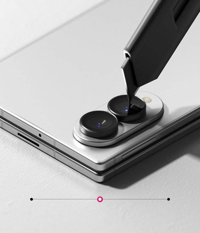 Протектор за Камера за Samsung Fold 8, Ringke Cam Lens Frame Glass 2бр., Черен (6)