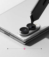 Протектор за Камера за Samsung Fold 8, Ringke Cam Lens Frame Glass 2бр., Черен (6)