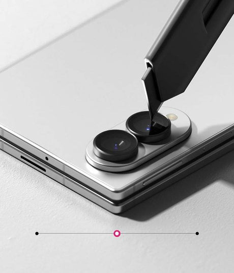 Протектор за Камера за Samsung Fold 8, Ringke Cam Lens Frame Glass 2бр., Черен (6)
