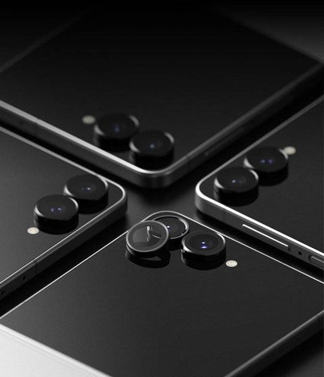 Протектор за Камера за Samsung Flip 8, Ringke Cam Lens Frame Glass 2бр., Черен (7)