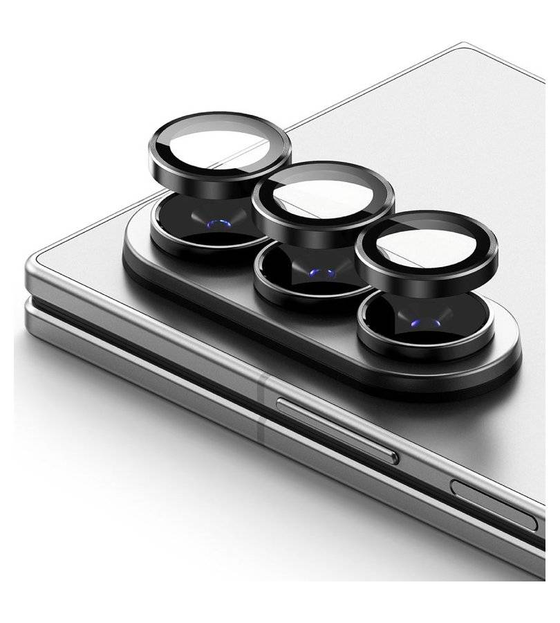 Протектор за Камера за Samsung Fold 8 Ultra, Ringke Cam Lens Frame Glass 2бр., Черен (2)