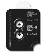 Протектор за Камера за Samsung Flip 8, Ringke Cam Lens Frame Glass 2бр., Черен (4)