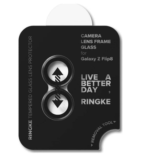 Протектор за Камера за Samsung Flip 8, Ringke Cam Lens Frame Glass 2бр., Черен (4)