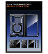 Magsafe Противоударен Калъф за Samsung Z Fold 8, Supcase UB Grip Mag Case, Черен (4)