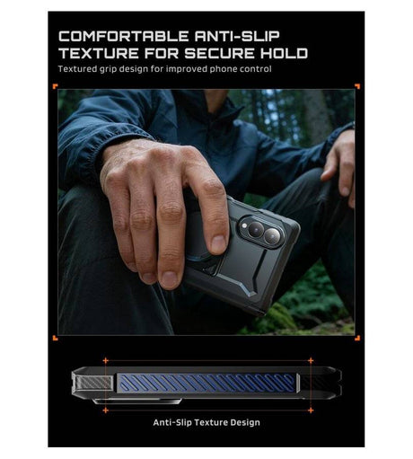 Magsafe Противоударен Калъф за Samsung Z Fold 8, Supcase UB Grip Mag Case, Черен (9)