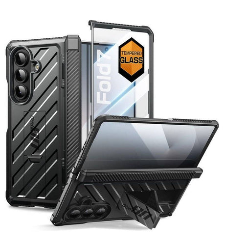 Противоударен Калъф за Samsung Z Fold 7, Supcase Unicorn Beetle Pro Case, Черен (6)