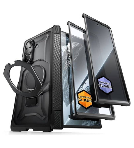 Magsafe Противоударен Калъф за Samsung Z Fold 8 Ultra, Supcase UB Grip Mag 2-Set Case, Черен (2)