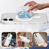 Magsafe Калъф за iPhone 18, GKK Hybrid Clear Mag Case, Прозрачен (5)