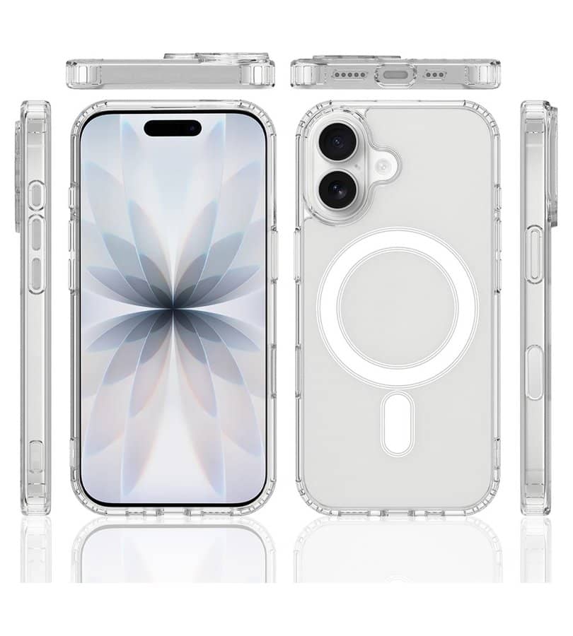 Magsafe Калъф за iPhone 18, GKK Hybrid Clear Mag Case, Прозрачен (8)