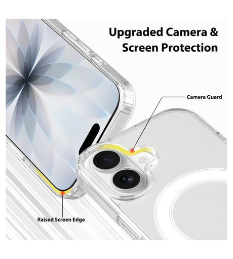 Magsafe Калъф за iPhone 18, GKK Hybrid Clear Mag Case, Прозрачен (7)