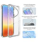 Противоударен Силиконов Калъф за Huawei Pura 90s Pro Max, Imak Shockproof Case, Прозрачен (8)