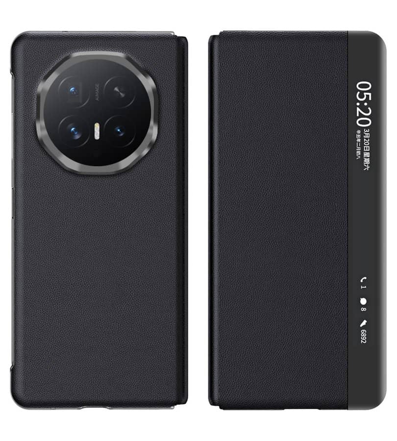 Активен Калъф за Honor Magic V6, Smart Book Case, Черен (2)