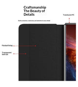 Активен Калъф за Honor Magic V6, Smart Book Case, Черен (6)