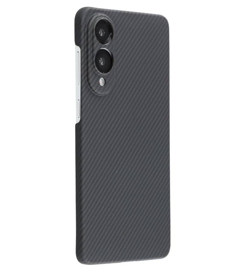 Magsafe Карбонов Калъф за Samsung S25 Edge, Aramid Fiber Case, Черен