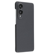 Magsafe Карбонов Калъф за Samsung S25 Edge, Aramid Fiber Case, Черен