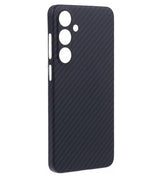 Magsafe Карбонов Калъф за Samsung S24 FE, Aramid Fiber Case, Черен