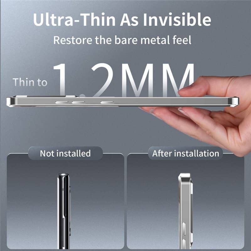 Magsafe Калъф за Samsung Note 10 Plus, Metal Case, Сребрист (10)