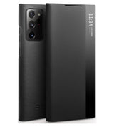 Активен Калъф за Samsung Note 20 Ultra, Qialino Smart Book Case, Черен