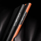 Активен Калъф за Samsung Note 20 Ultra, Qialino Smart Book Case, Черен (7)