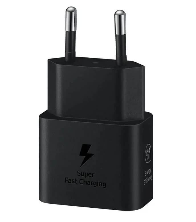 Оригинално Зарядно Samsung 25W 220v Super Fast Charger LS с USB-C Кабел EP-T2510EBE, Черен (Bulk) (2)