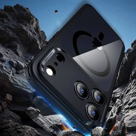 Magsafe Матов Калъф за iPhone 18 Pro Max, ESR Classic Hybrid Frosted Case, Черен (7)