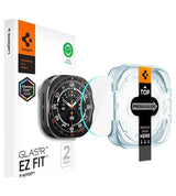 Стъклен Протектор за Samsung Watch Ultra 2 47mm, Spigen Glas.tR EZ Fit 2бр., Прозрачен (7)