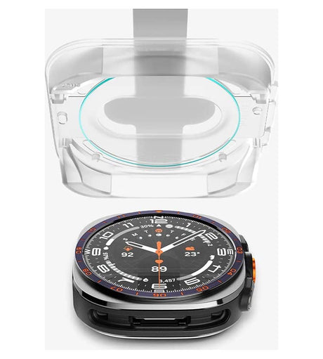 Стъклен Протектор за Samsung Watch Ultra 2 47mm, Spigen Glas.tR EZ Fit 2бр., Прозрачен (4)